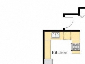 Casas Lindas two bedroom apartment 2A- Agave - Floor Plan